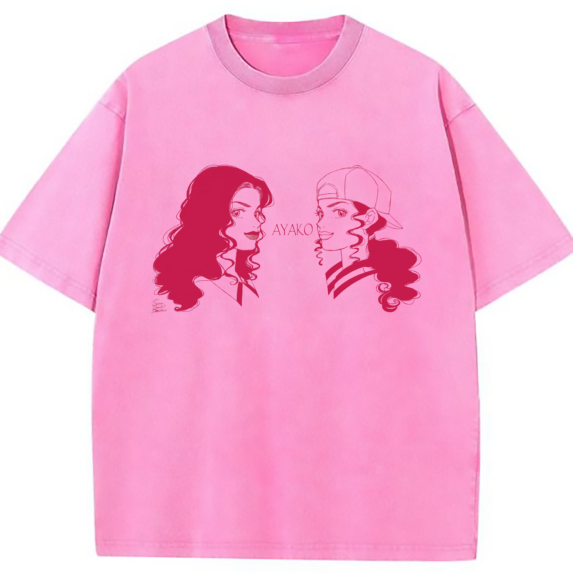 （画像用） SLAM DUNK／スラムダンク 綿100% ヴィンテージ風 半袖Tシャツ（フロントプリント）
